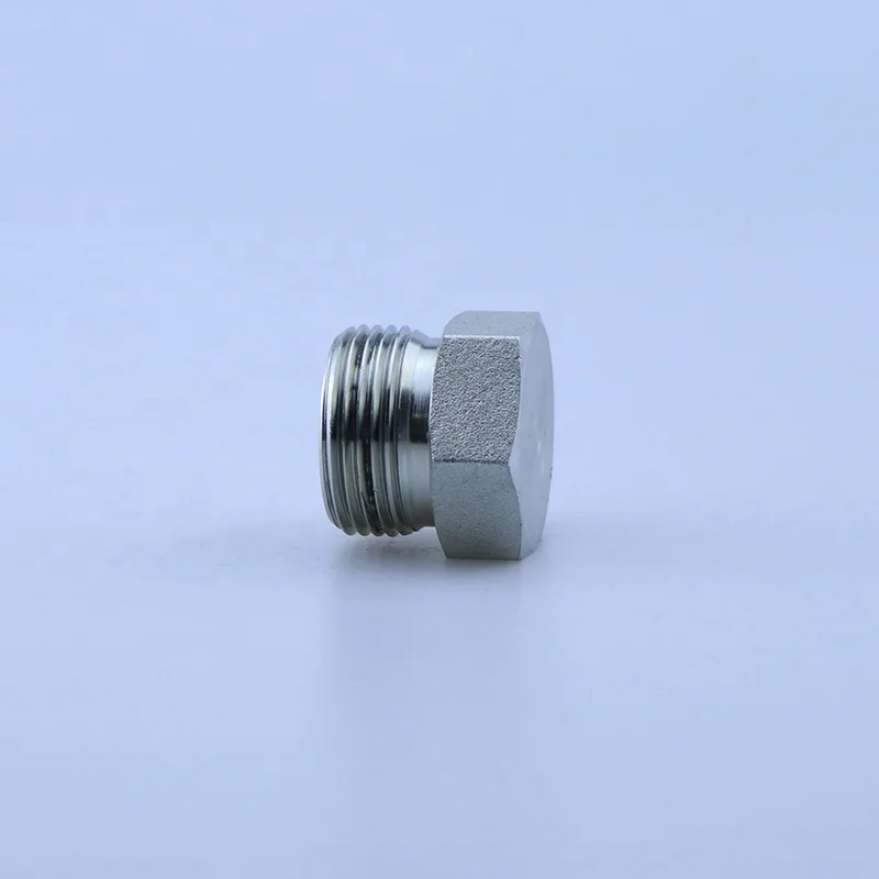 4C 4D Series High precision metric female 24 degree transition joint hydraulic hex head pipe plug