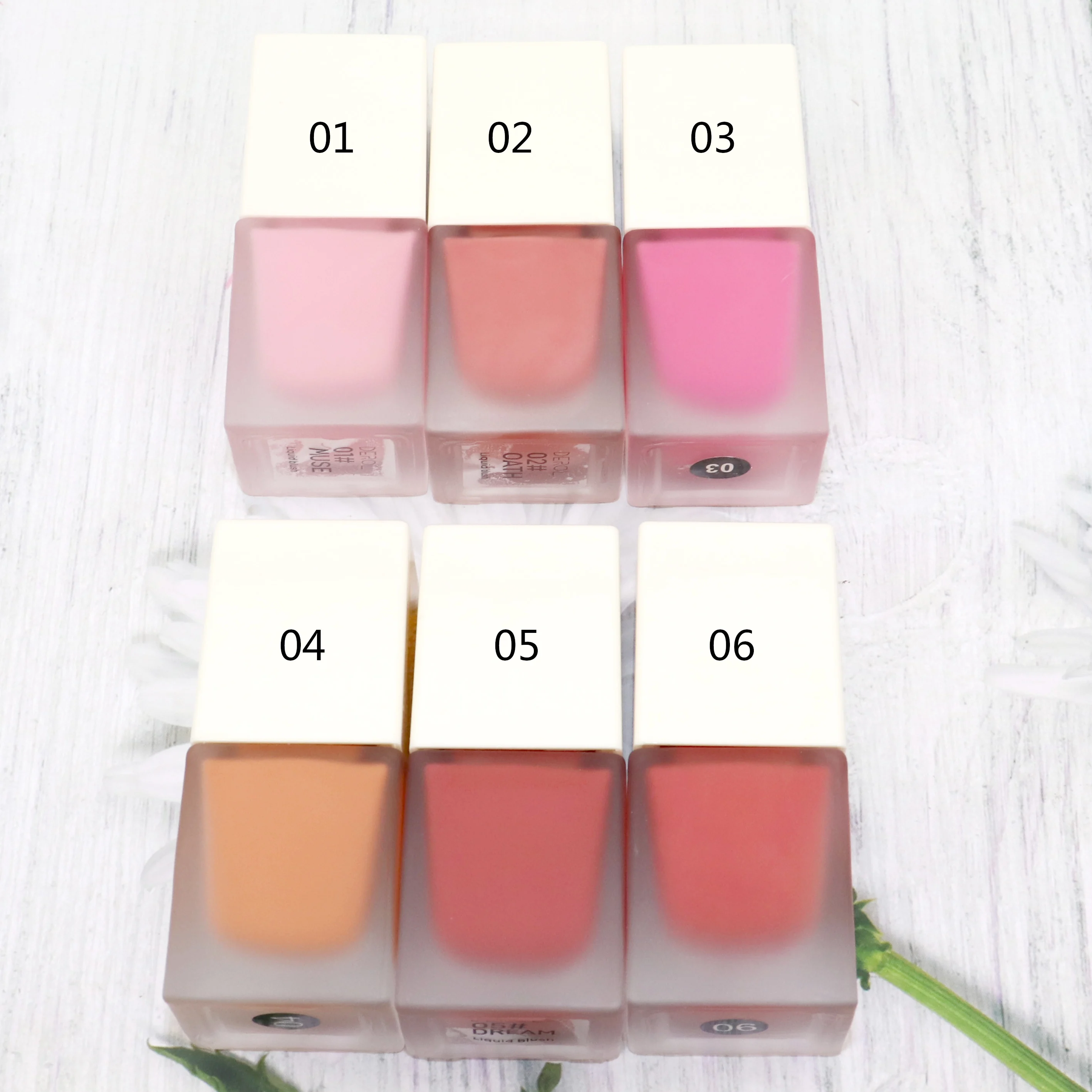 Best Selling Makeup Private Label Liquid Blush Cream Lips Tint Cheeks Cosmetics Custom OEM Long Lasting Vegan Rose Deep 10G 115g