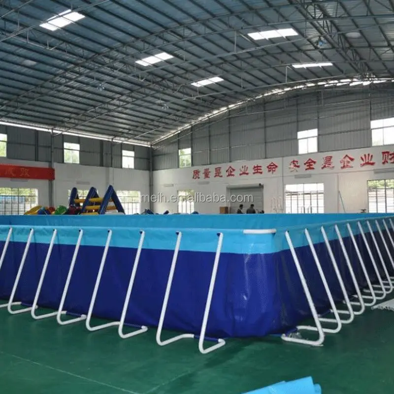 Hot sale high quality heavy duty commercial deep pool above ground metal frame swimming pool
