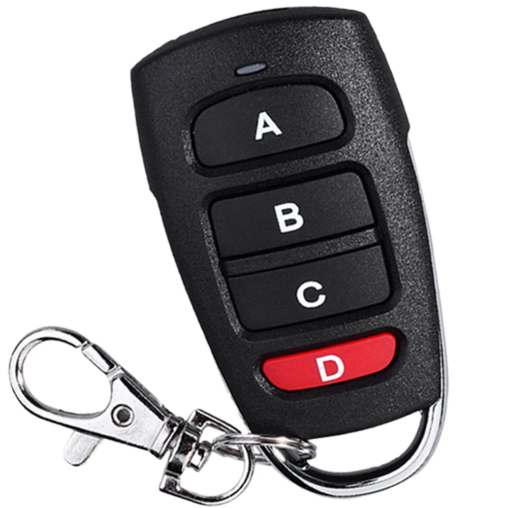 Wireless 315Mhz 4-Channel Learning Code Remote control Portable for Car Garage Door Sliding Door Open