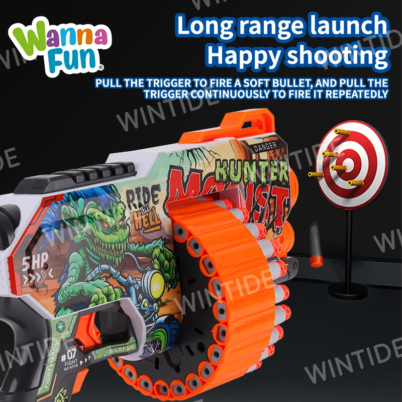 new product toy gun soft bullet foam bullet gun shooting toys toy gun shoots plastic bullets  shell ejecting feature