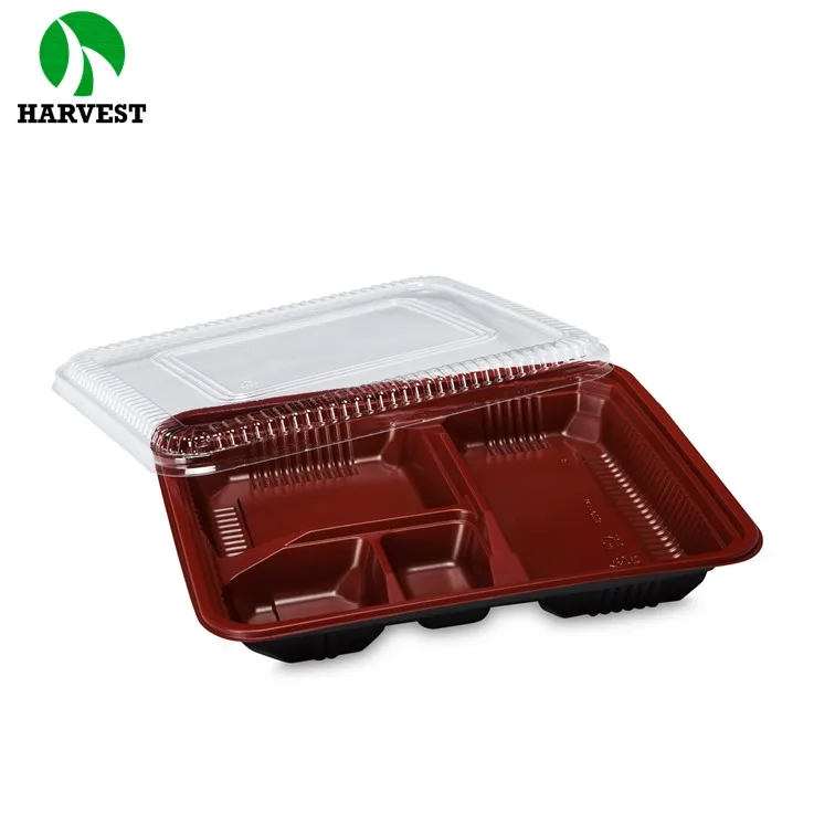 Custom accept disposable tiffin food packaging delivery boxes for fast food