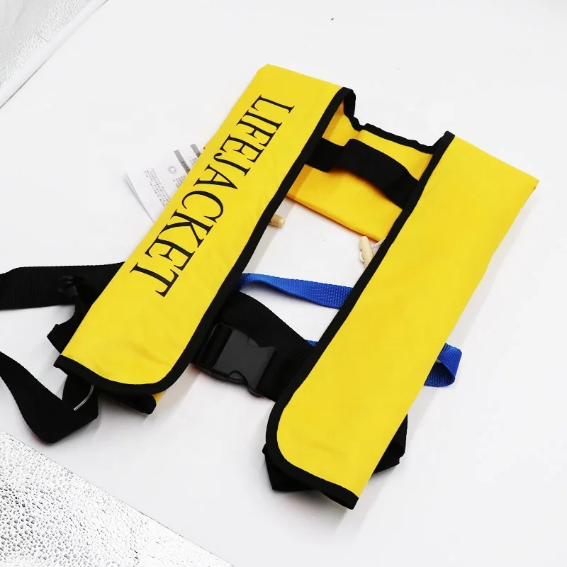 Wholesale CE approved customized color inflatable life jacket 275 n marine life jacket