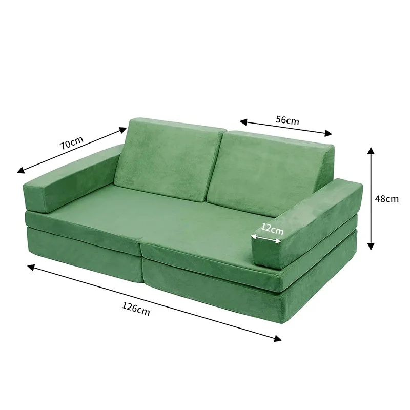 Manufacturer Wholesales Kids Sectional Sofa Building Block Multi-Piece Set High Rebound Compressable Castle Game