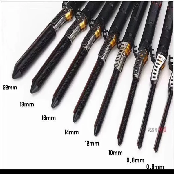 3018G Pro Hair Curler,beard curler,moustache curling,Ultra-Fast Heating Up within 5s Black heater size 6#