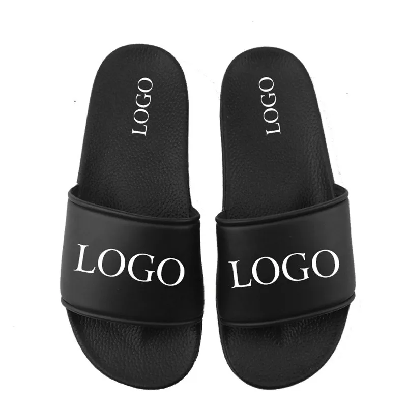 Custom Wholesale Fashion Unisex Printed Slides With Strap Custom Mink Slides Adult Slides Custom Slipper Footwear