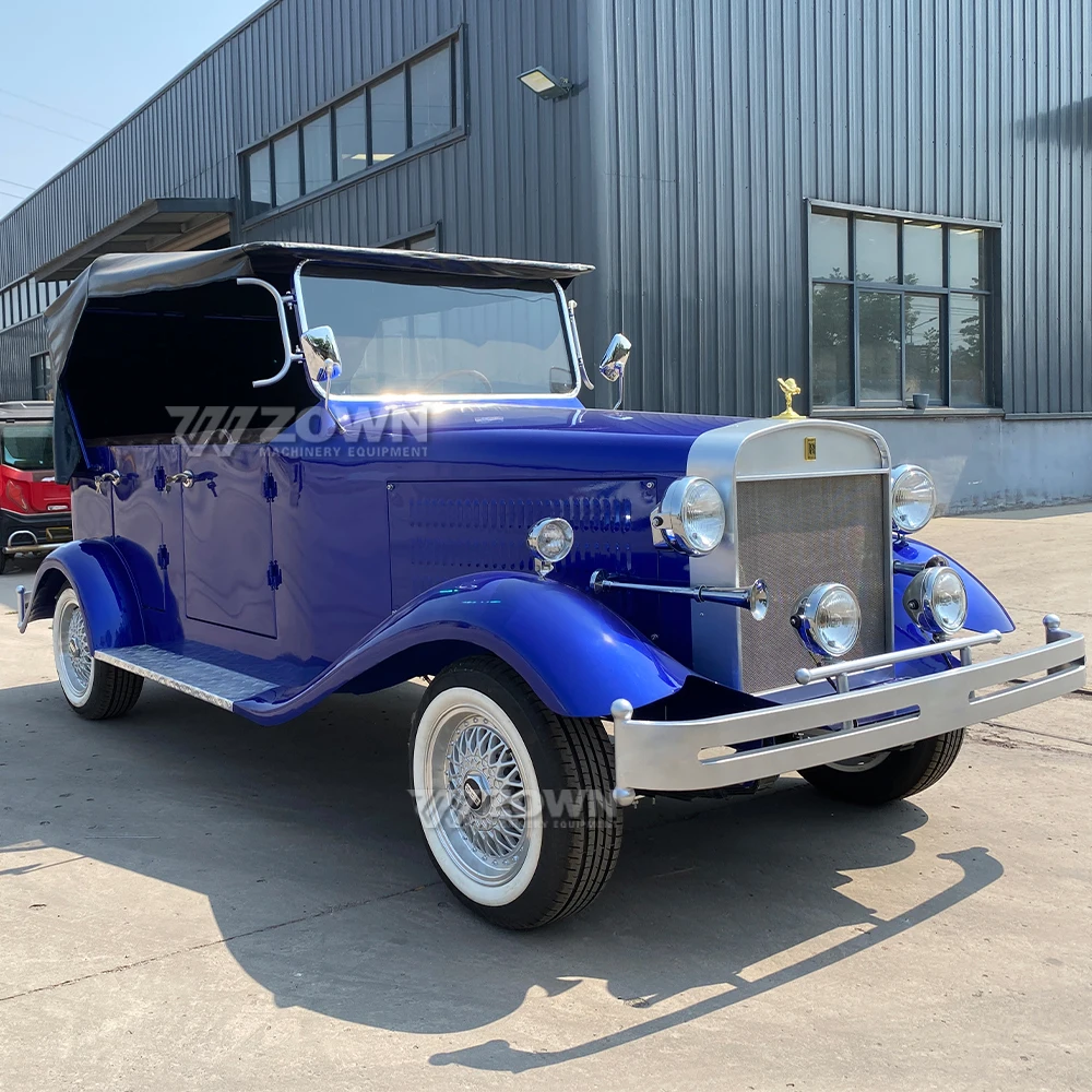 New Design Old Vintage Golf Cart Antique Sightseeing Electric Classic Car Retro Classic Rolls Royce Classic Cars For Sale