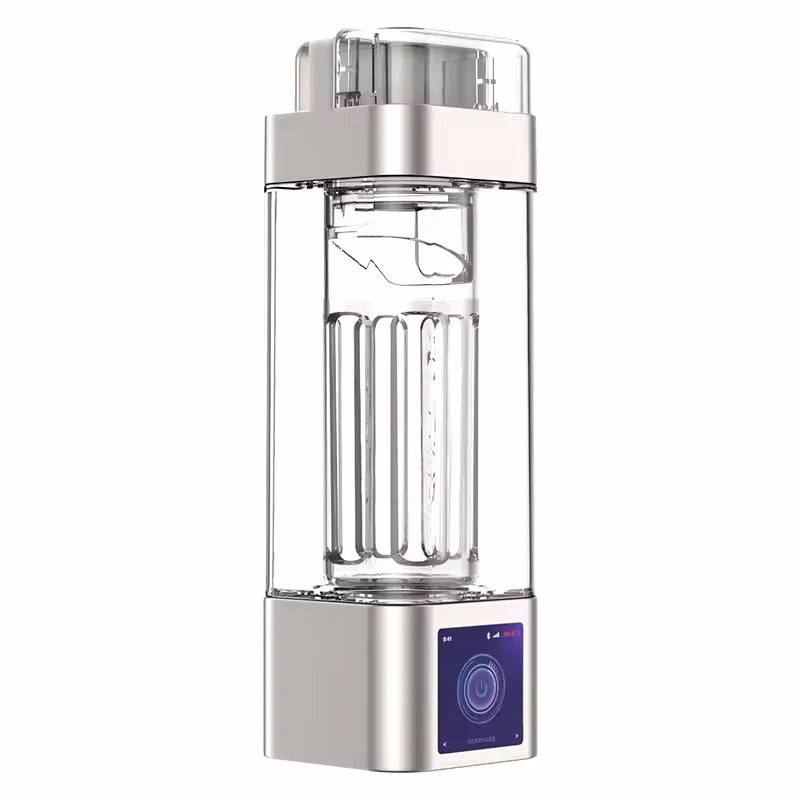 Moneng 2024 New Arrival 10000ppb hydrogen water bottle Generator with Inhaler Rich Hydrogen Water Bottle SPE/PEM Water Filters