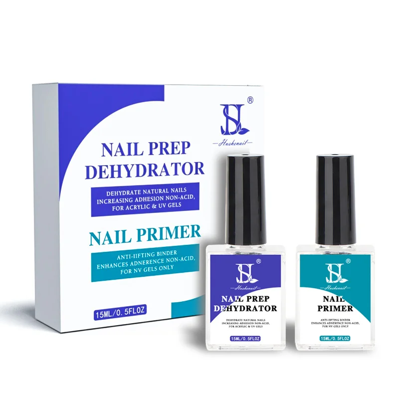 HS Nail Art Tool Privete Label 15ML Nail Prep Dehydrator and Nail Primer Acid Free