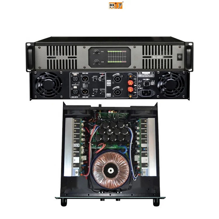 BL Series Professional 2 channel High Power Amplifier for Disco Outdoor Concerts