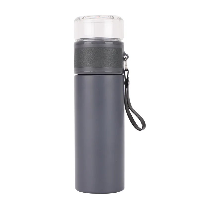 2021 Customized Stainless Steel Thermos Reusable Drinking Insulated Water Bottle With Glass Separator