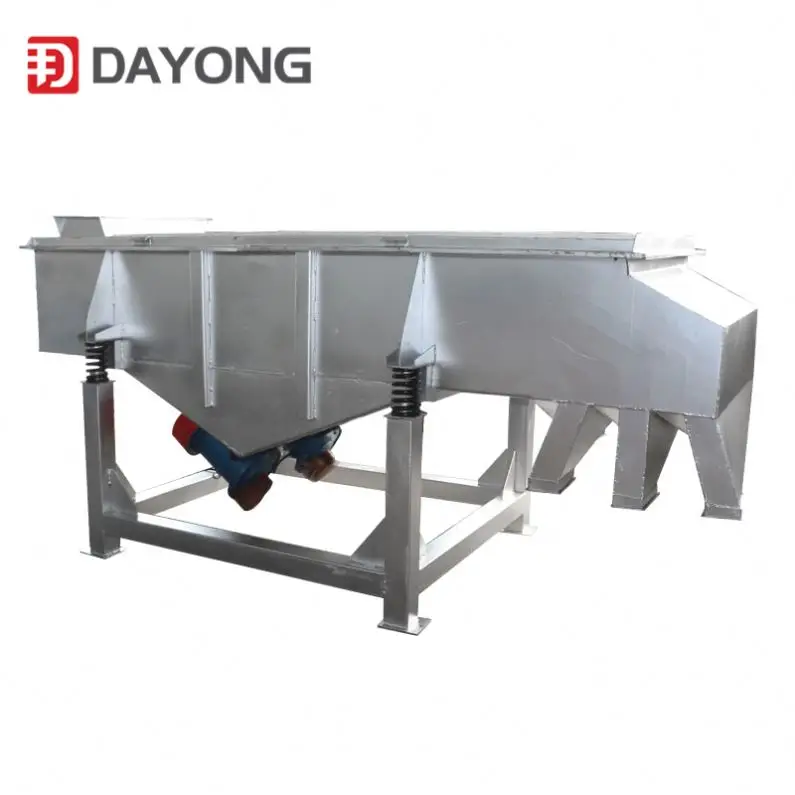 Silica Sand Linear Vibrating Screen Separator Machine for Grain