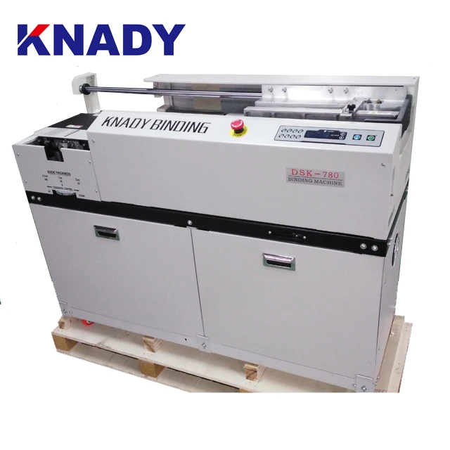 430mm cover square book spine back commercial perfect book binder binding wireless machine for notepad notepads