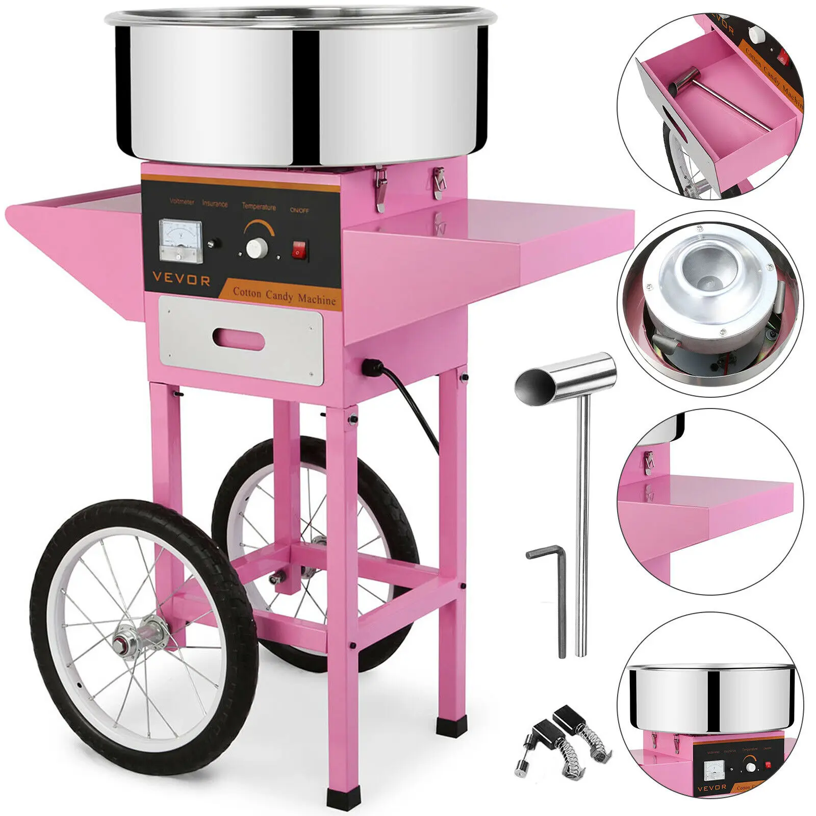 Best Sell Commercial automatic fancy cotton candy machine professional cotton candy floss making maker
