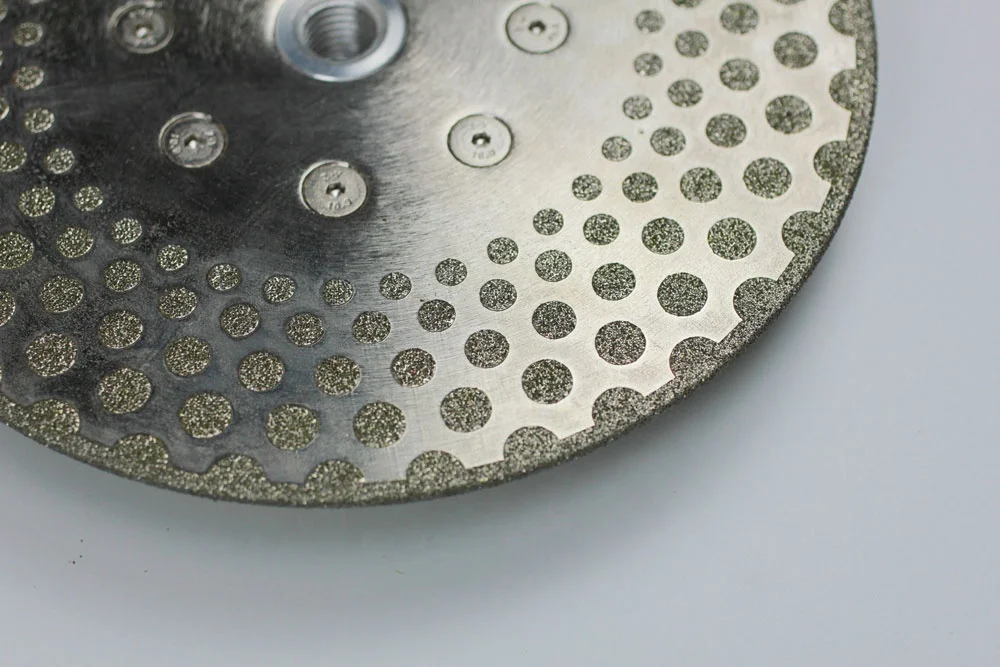 
double side triangle shape blade electroplated Diamond Saw Blade cutting disc grinding wheel 
