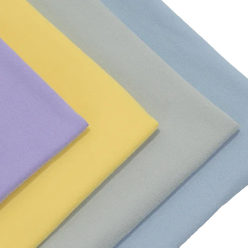 high elasticity plain dyed milk silk swimsuit poly stretch knitted spandex fabric for dress lining and jersey