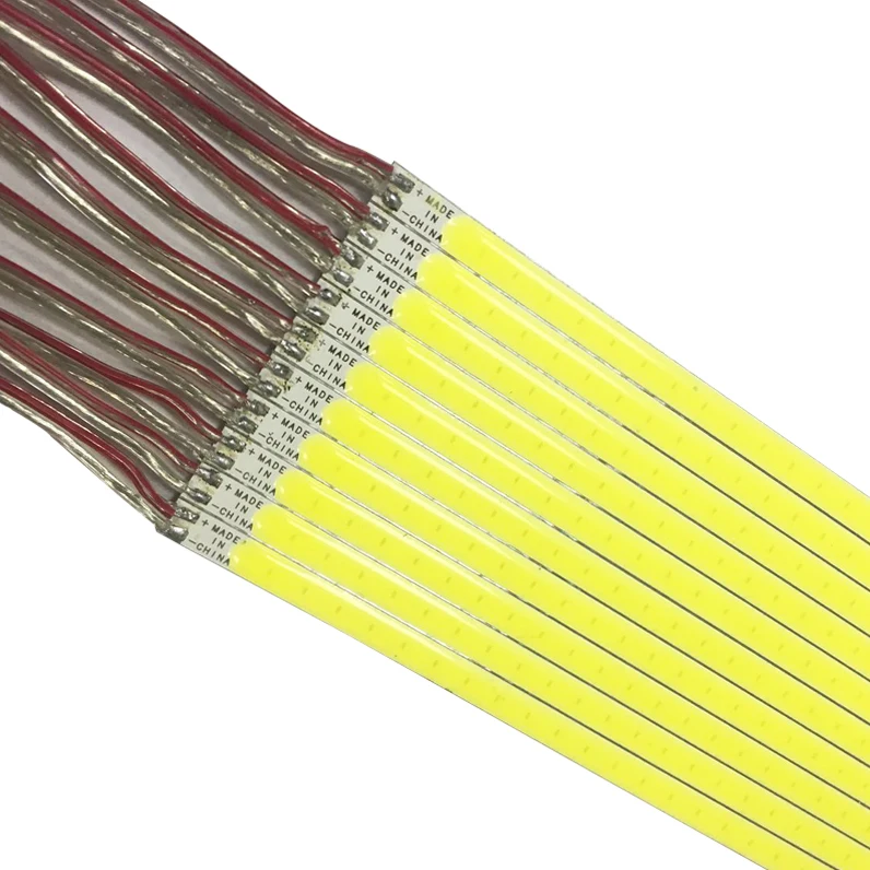 12V High Brightness Backlight LED Rigid Bar Light 10W COB LED Rigidly Strip LED Linear Strip Light