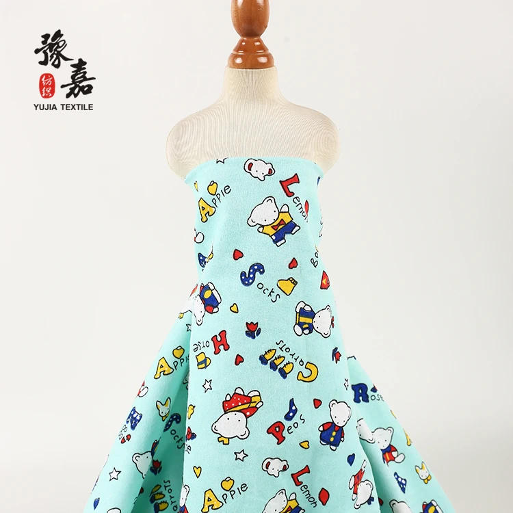 High Quality wholesale flannel fabric on sale woven textile with nice patterns cotton fabric