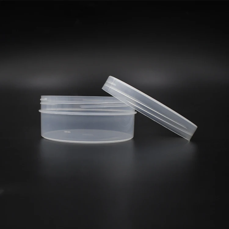 inventory 250ml Clear PP Container Jars With Lids For Liquid Storage and Particle Storage