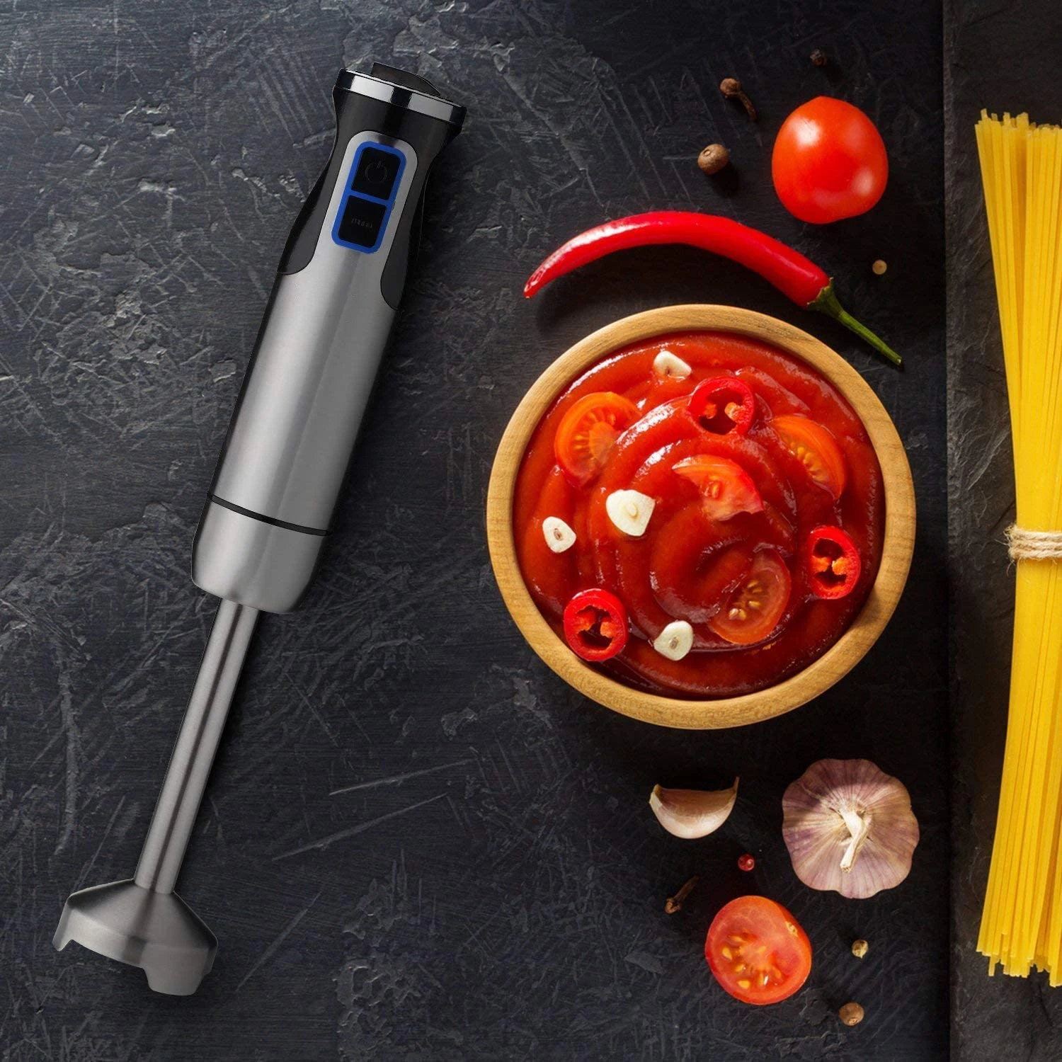 Kitchen Appliance Home Appliances Colorful LED Light High Power 800w Immersion Stick Blender