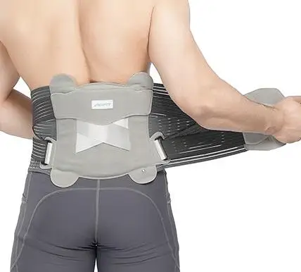 Customized Logo Air Pad Lower Back Belt Adjustable Working Sports Lumbar Waist Support Brace