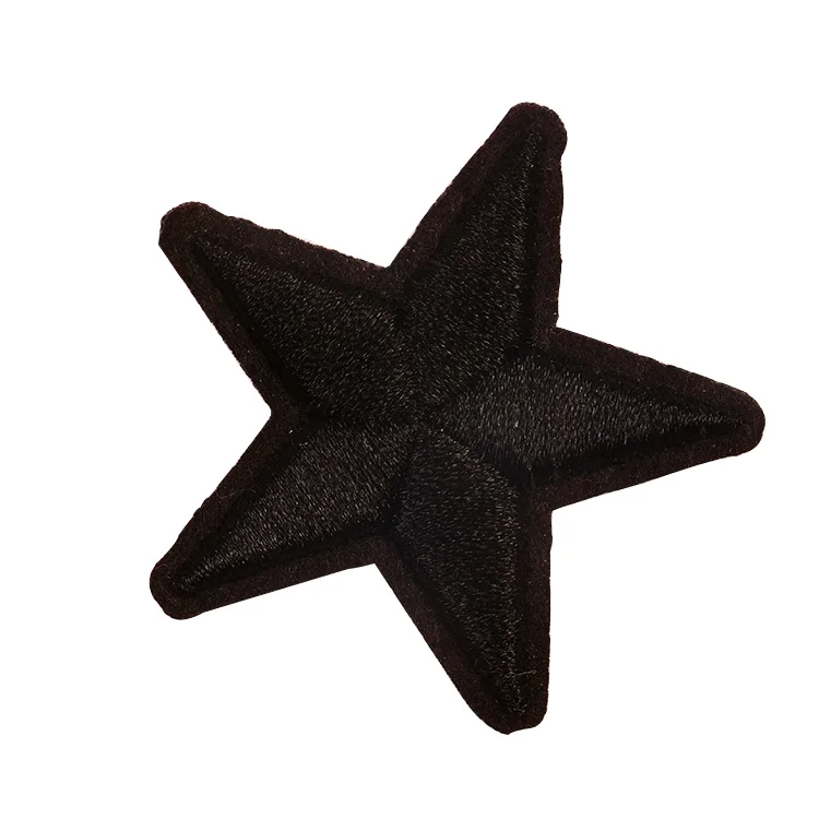 
Hot sale high quality pentagram series embroidery custom patch design 