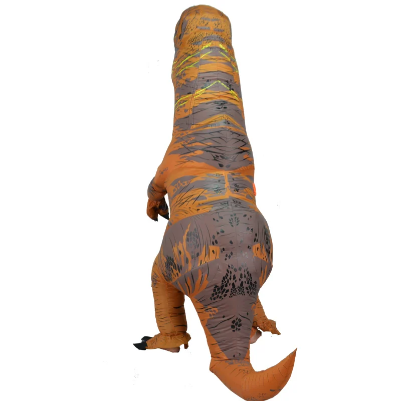 Source Factory Adult T-Rex Dragon Polyester Inflatable Cosplay Dinosaur Mascot Costume For Carnival