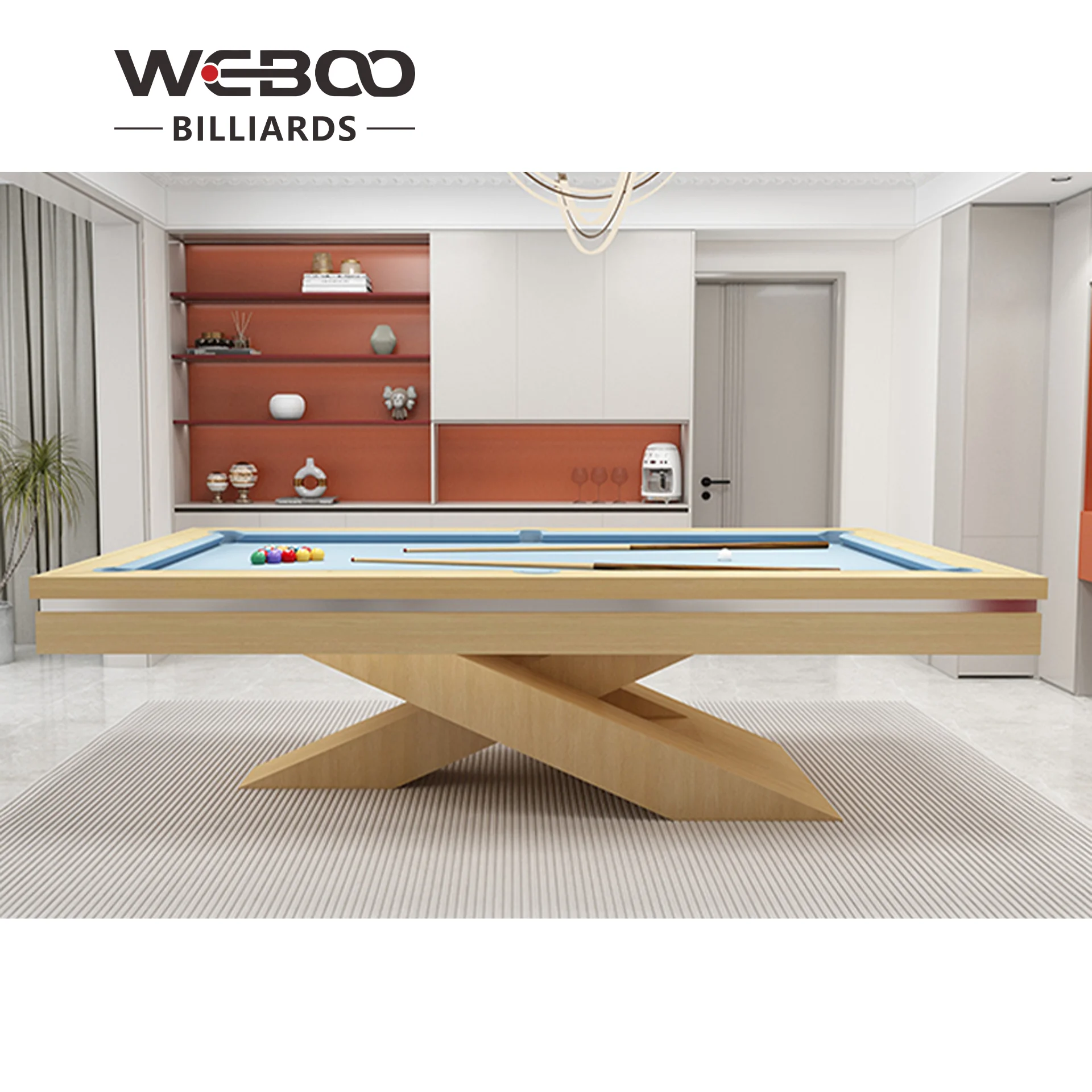 Modern Luxury  Cheap Customized Solid Wood 8FT & 9FT 4 in 1 Pool Table for Sale Billiard Table Pool
