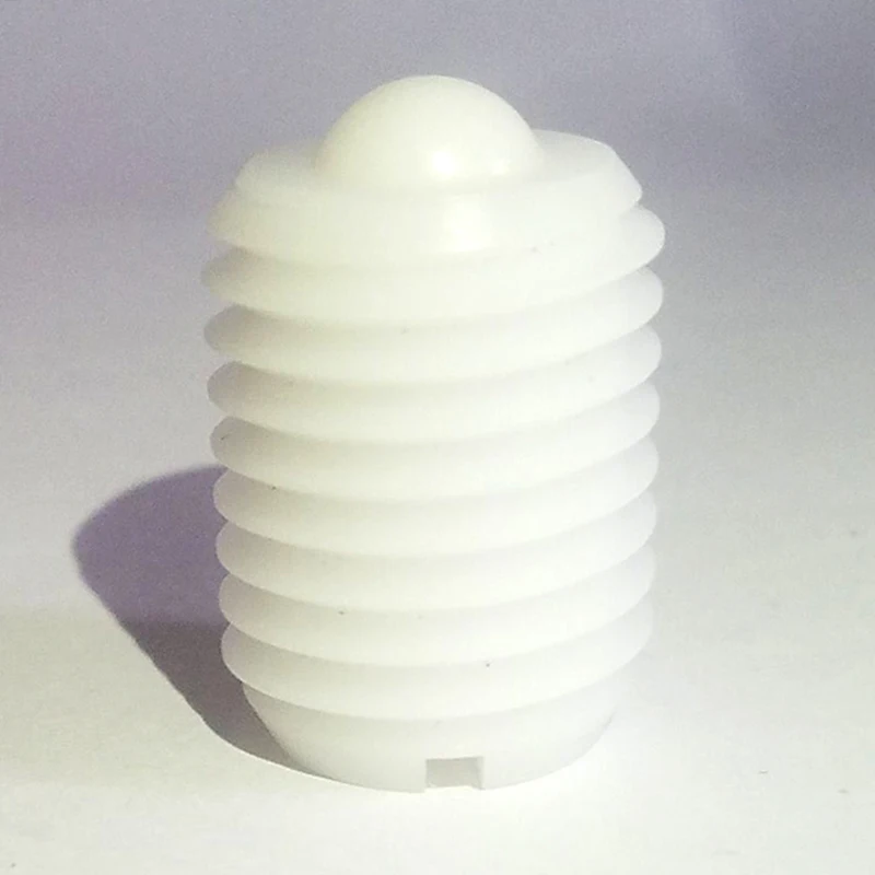 ZBCSBJJ POM Slotted Head Plastic Ball Rollers Plunger with Set Screw Bolt Without Spring M6-20