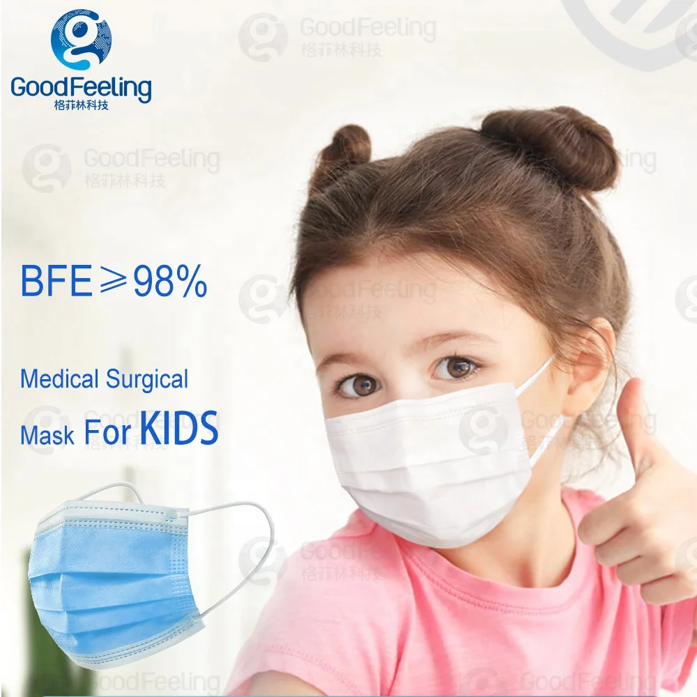 
3 слоя Детская куртка с воротником-хомутом для малышей, одноразовые медицинские модный защитная маска для лица 