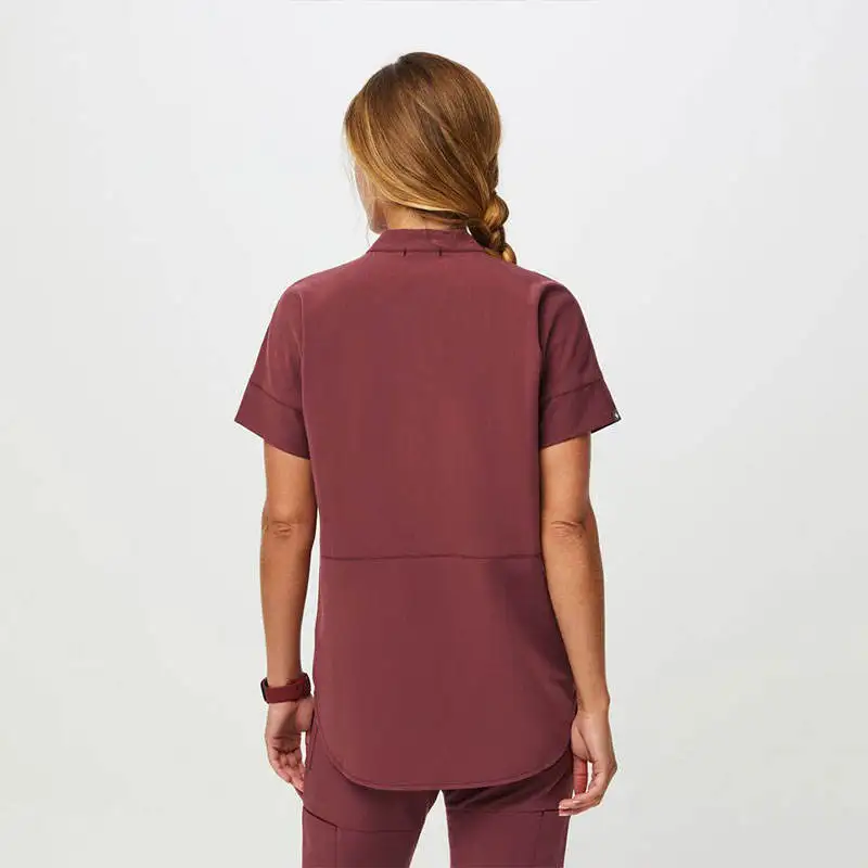 Wholesale Stretchable Medical Scrubs Uniforms Sets Nurse Joggers High Quality Women Hospital Uniforms
