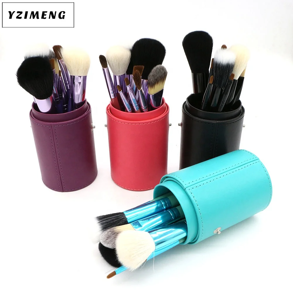 Luxury Beautiful Design mermaid Short Handle glitter makeup brush set