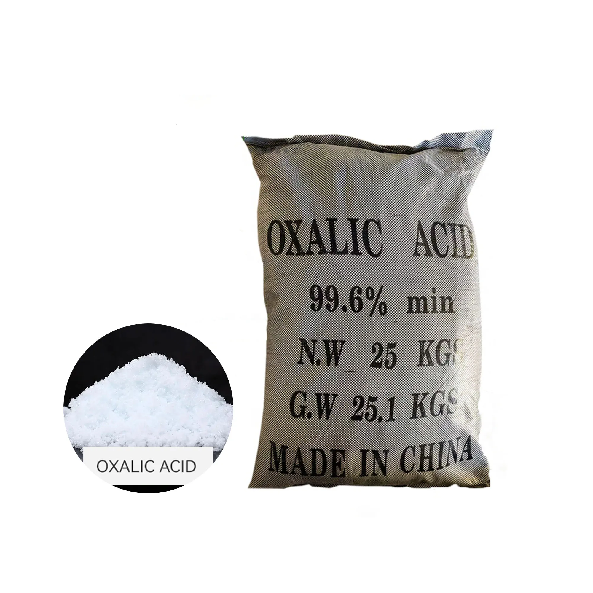 Supply 99.6% Purity Cas 144-62-7 Oxalic Acid Ethanedioic Acid with Lower Price