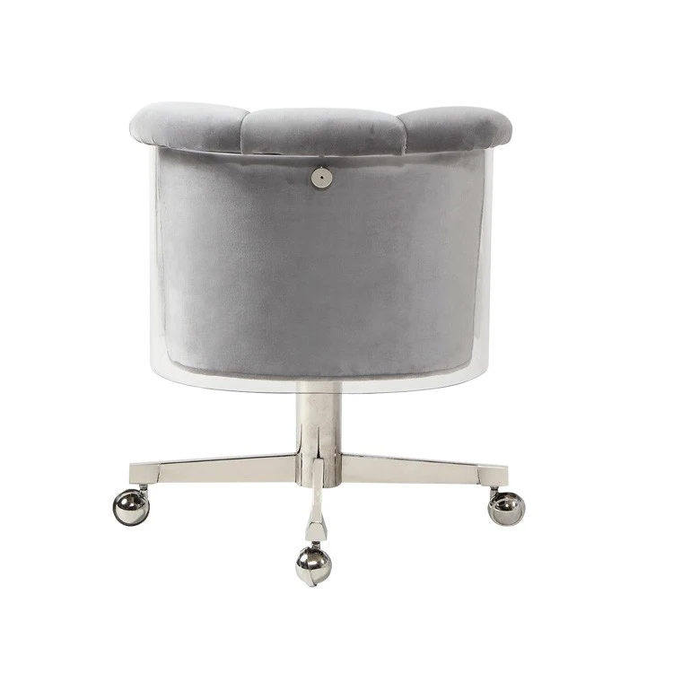 Velvet Seat Cushion Capable Of Rotating Or Lifting Arm Office Conference Chair