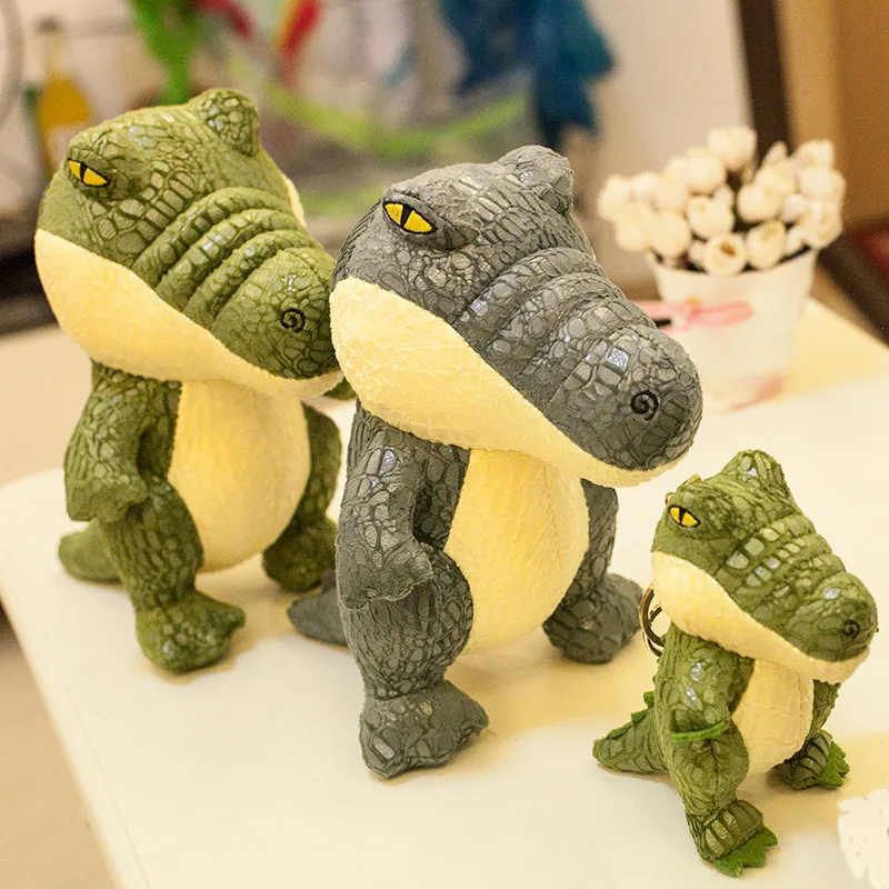 CPC Key Chain anime plush toys Hot selling plush Stuffed animal Green Gray crocodile plush toy