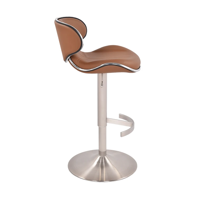 Redsun Manufactured Furniture Bar Dining /bank Chairs Design Stainless Steel China Metal Commercial Furniture Barstool Swivel