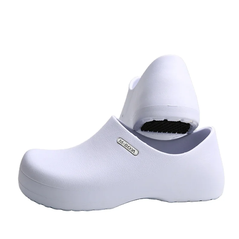 Anti-oil Non Slip Nurse Chef Safety Shoes In Kitchen Men Women Ladies Clog Shoes Protective Work Boots For Restaurant