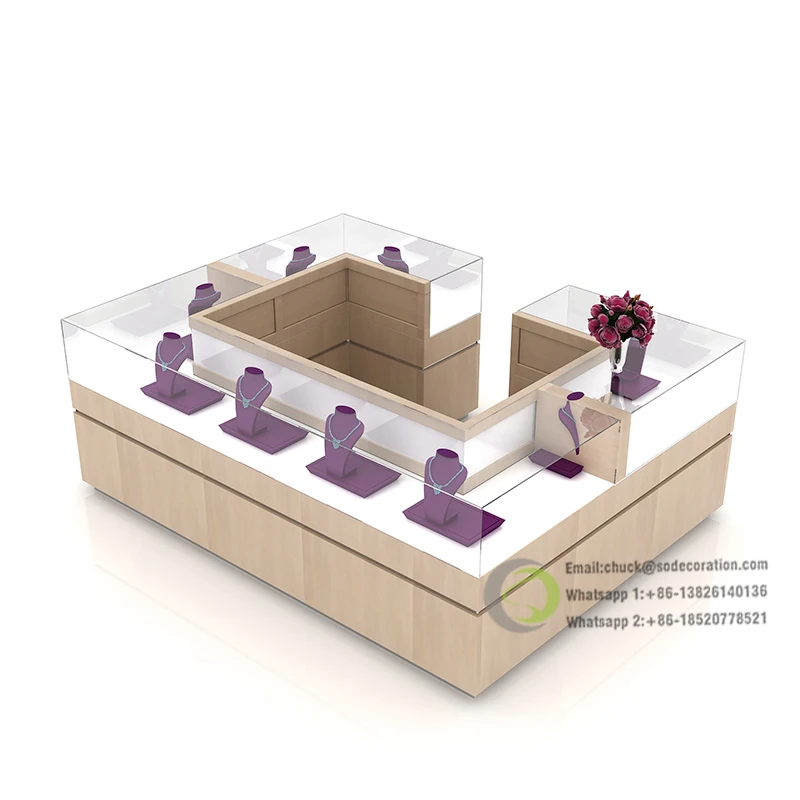 3D Rendering Jewelry Kiosk Showcase Jewelry Kiosk Manufacturers Commercial Furniture Jewelry Kiosk Mall