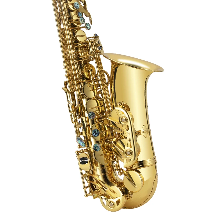 factory low price high quality alto saxophone lacquer finished gold black