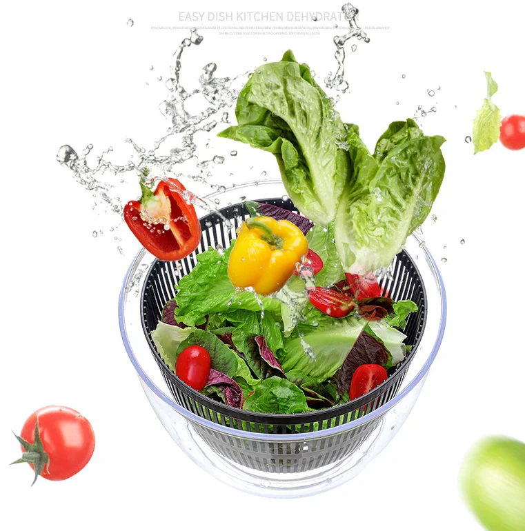 Good Grips Little Salad & Herb Spinner Small Quick and Easy Multi-Use Lettuce Spinner Large Salad Spinner with Drain