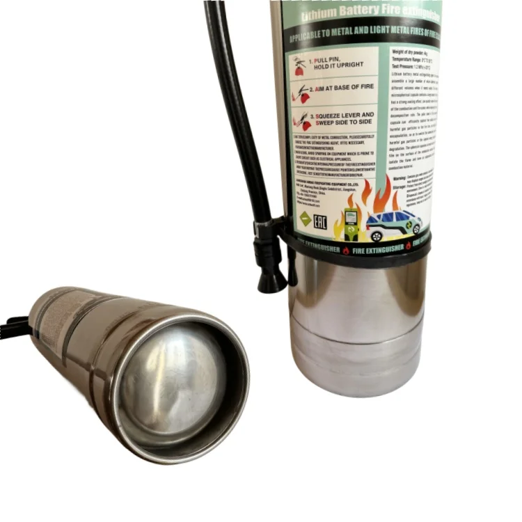 Portable fire suppression system Water base Lithium battery extinguisher 1L EV car use