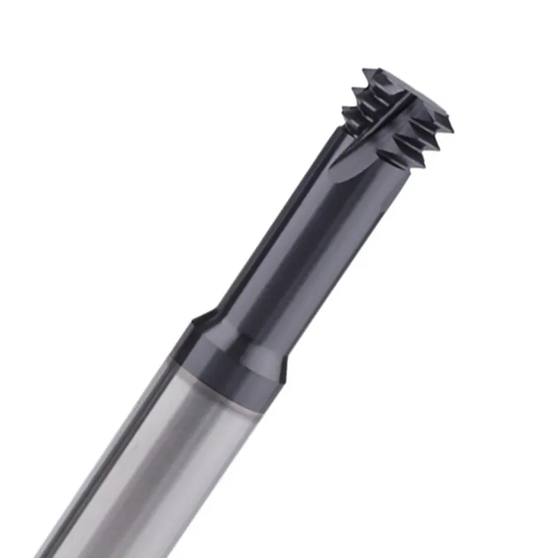 Tungsten steel UN thread milling cutter three teeth three row teeth milling cutter Thread cutter for hard alloy steel
