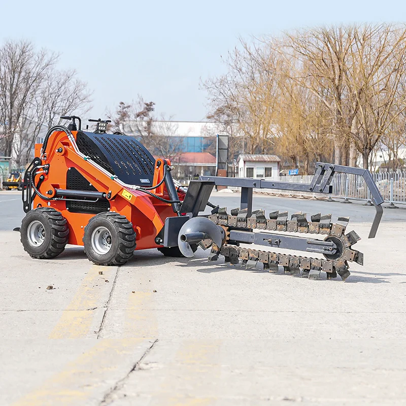 Strong Power 300kg Skid Steer Loader Mini Skid Steer Loader Garden