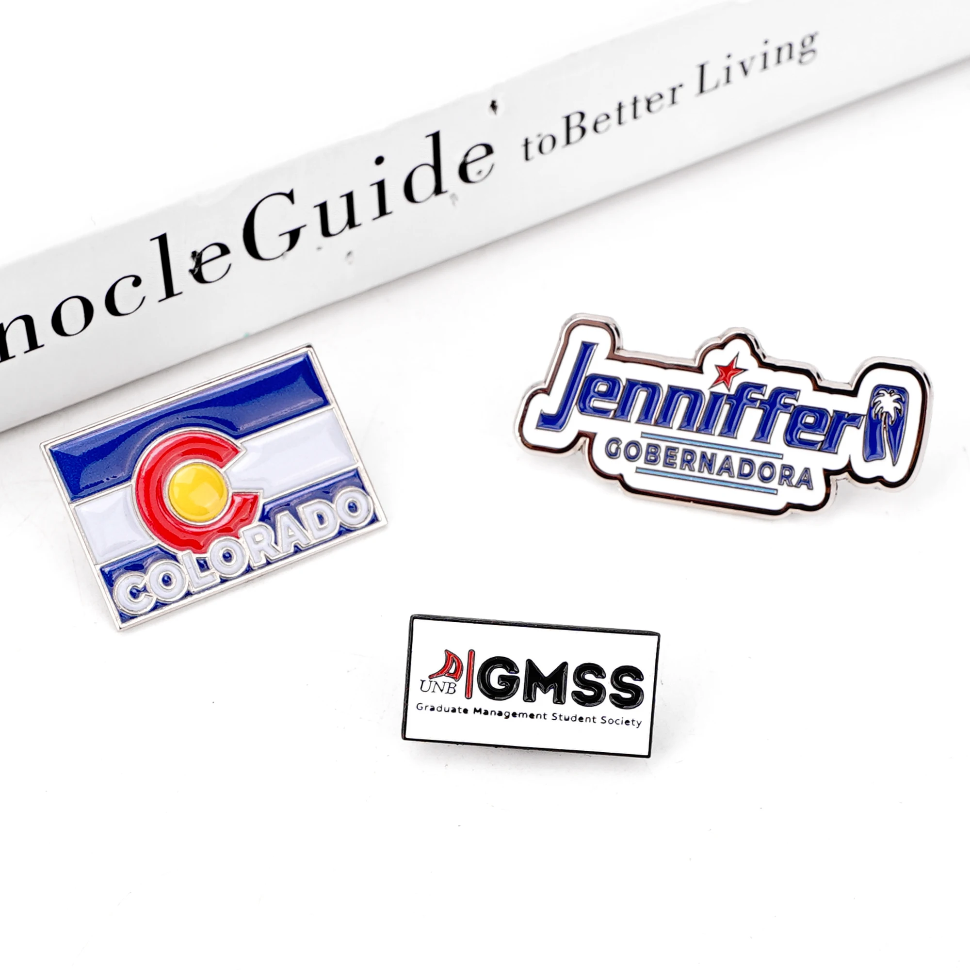 Wholesale Zinc Alloy Pin Badges Customized Personalized Pattern Design Cute Laser Engraving Soft And Hard Enamel Metal Pins