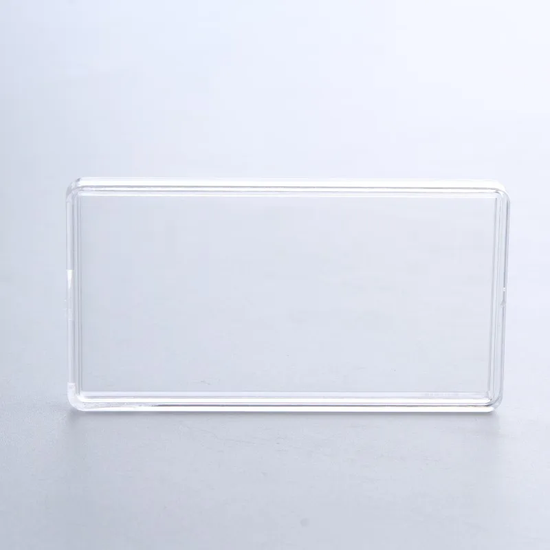 Small Rectangular Acrylic Case  Mint  Gold Silver Bullion bar Capsule Ingot Commemorative Coin Holder