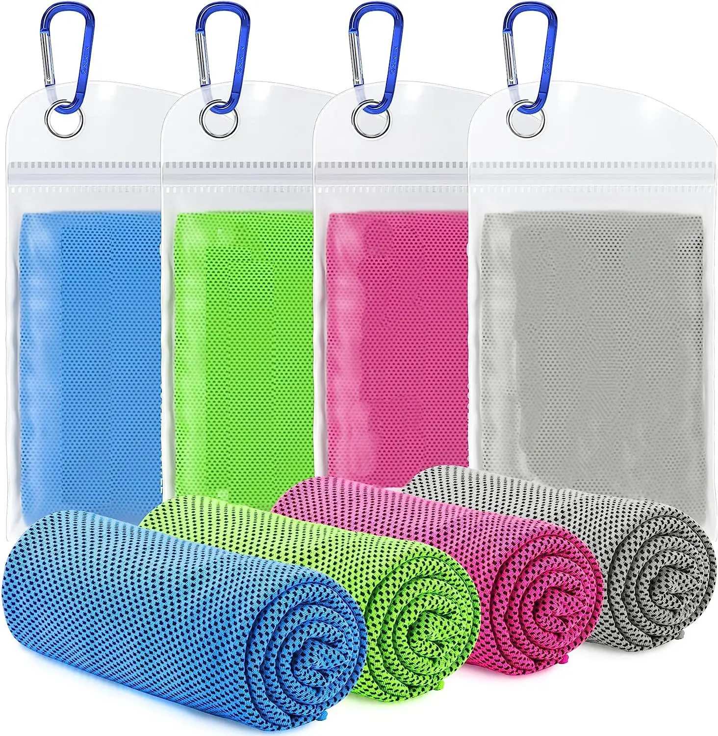 Cooling Towel, Soft Breathable Chilly Towel, Microfiber Towel for Yoga, Sport, Gym, Workout