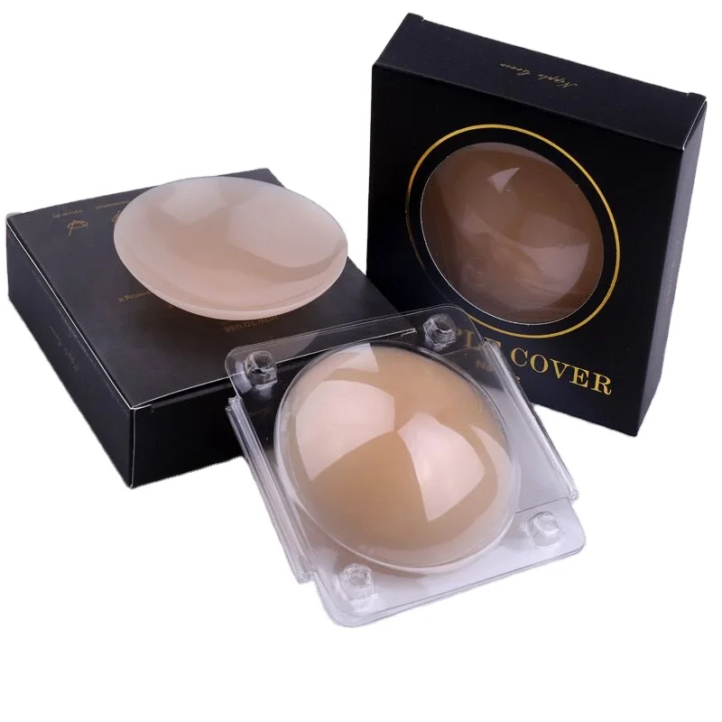 New Invisible Non-glue Reusable Silicone Nipple cover