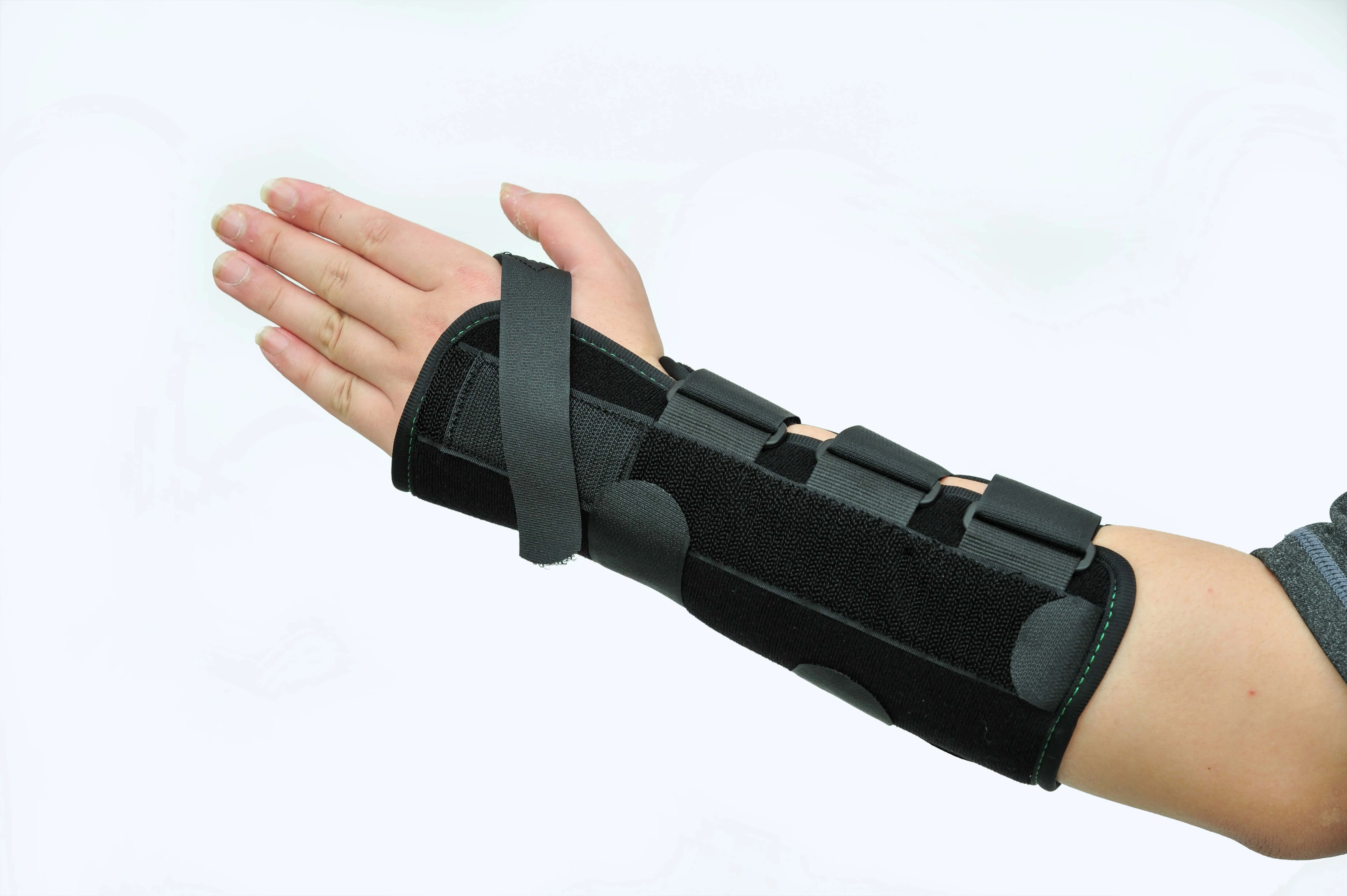 Plastic Adjustable orthosis medical sleep support brace removable metal wrist splint