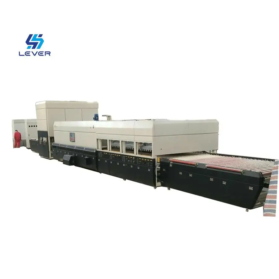 Jet convection glass tempering machine