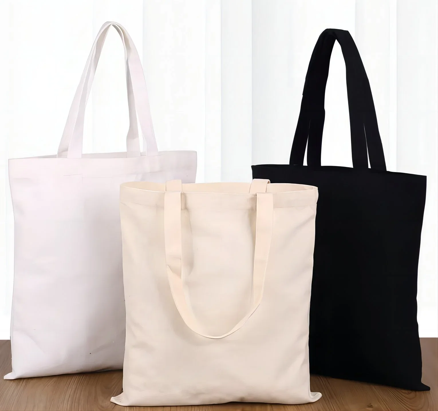 Sublimation reusable laminated cotton personalized Recycled canvas tote bag with custom printed logo